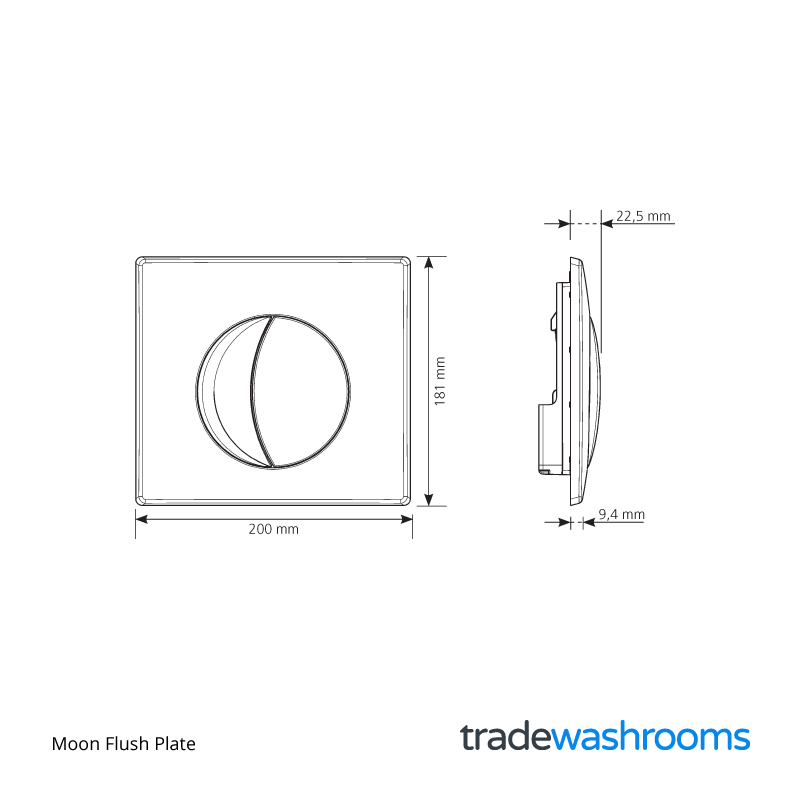 10003608 - MOON Flush Plate