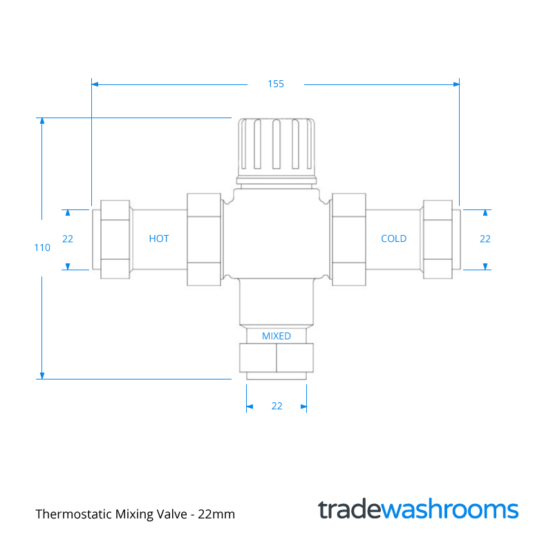 ART33 DN22 - 22mm TMV
