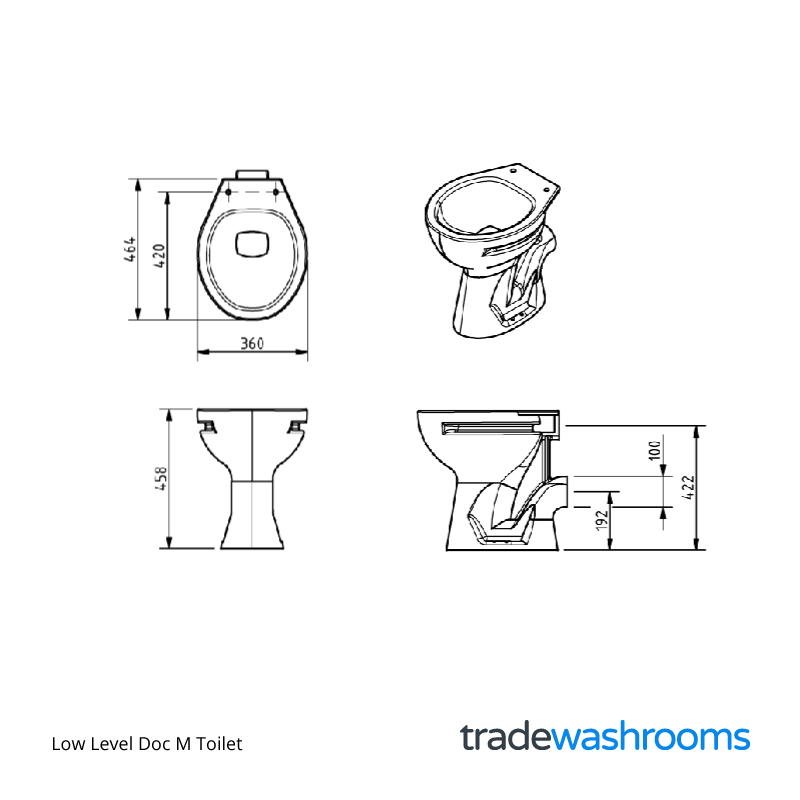 LLWARESET - Low Level Doc M Toilet