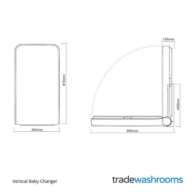 WR-J8003 Vertical Baby Changer