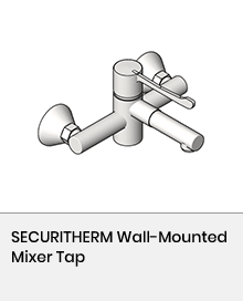BIM Object - Delabie SECURITHERM Wall-Mounted Mixer Tap