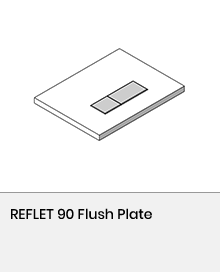 BIM Object - SIAMP REFLET 90 Flush Plate