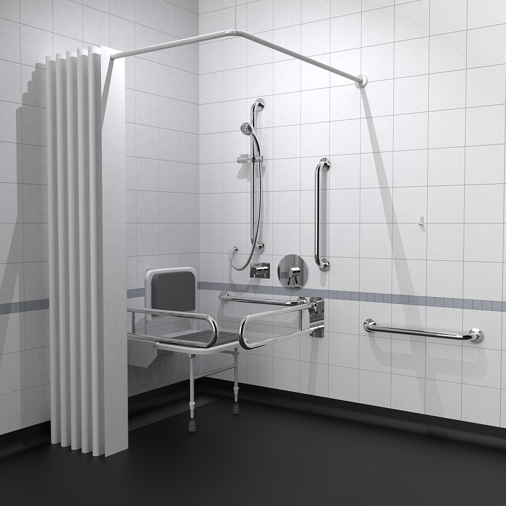 Concealed Valve Doc M Shower Pack - Polished Stainless Steel