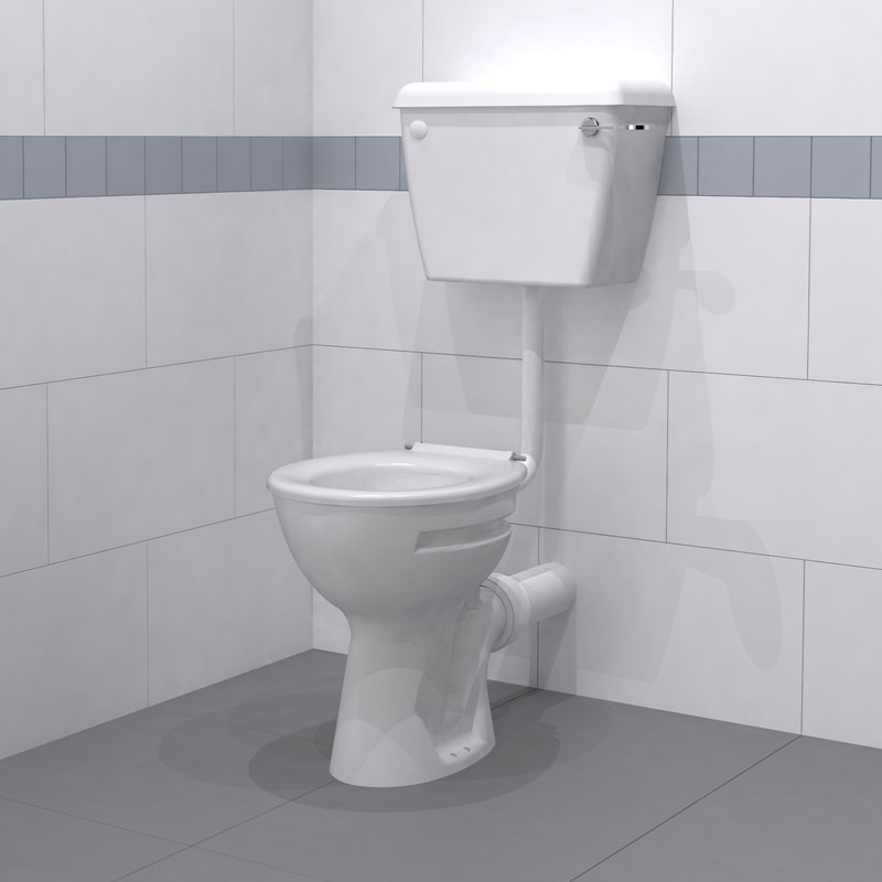 Low Level Doc M Toilet - White - LLWARESET