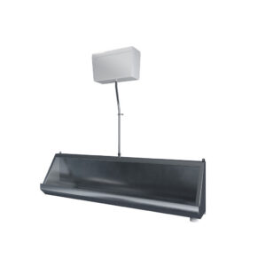 Stainless Steel Urinal - 1800mm Right-Hand Outlet