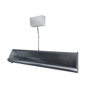 Stainless Steel Urinal - 2400mm Left-Hand Outlet