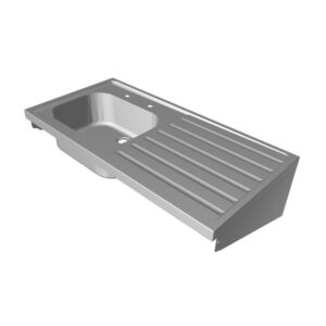Wall-Mounted Clinical Sink and Drainer Kit - IHSH1200R06KIT